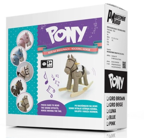KONIK NA BIEGUNACH Koń Pony Milly Mally Gratis MIŚ KONIK NA BIEGUNACH Koń Pony Milly Mally Gratis MIŚ