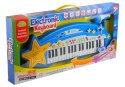 Duży Keyboard 37 Klawiszy MP3 + Mikrofon Niebieski Duży Keyboard 37 Klawiszy MP3 + Mikrofon Niebieski