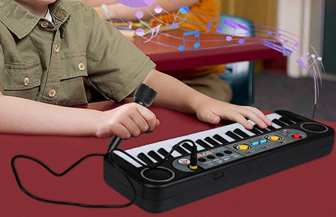 KEYBOARD DLA DZIECI PIANINKO ORGANKI Z MIKROFONEM KEYBOARD DLA DZIECI PIANINKO ORGANKI Z MIKROFONEM