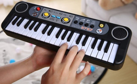 KEYBOARD DLA DZIECI PIANINKO ORGANKI Z MIKROFONEM KEYBOARD DLA DZIECI PIANINKO ORGANKI Z MIKROFONEM