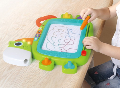 Tablica Znikopis Z Dźwiękami Interaktywny +STEMPLE Tablica Znikopis Z Dźwiękami Interaktywny +STEMPLE