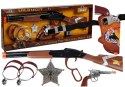 ZESTAW KOWBOJ DLA DZIECI PISTOLET SZERYF REWOLWER