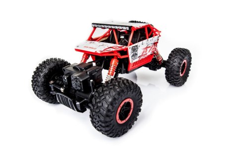 Samochód RC Rock Crawler 1:18 4WD 2,4GHz czerwony Samochód RC Rock Crawler 1:18 4WD 2,4GHz czerwony