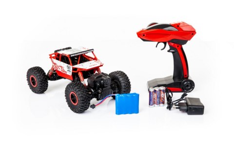 Samochód RC Rock Crawler 1:18 4WD 2,4GHz czerwony Samochód RC Rock Crawler 1:18 4WD 2,4GHz czerwony
