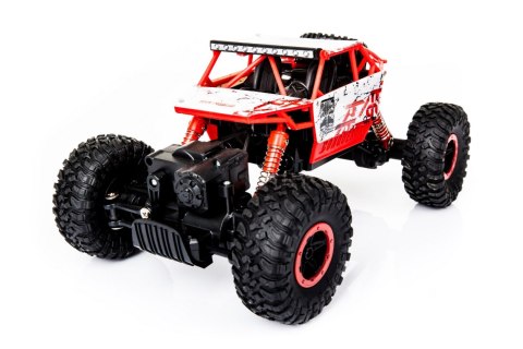 Samochód RC Rock Crawler 1:18 4WD 2,4GHz czerwony Samochód RC Rock Crawler 1:18 4WD 2,4GHz czerwony