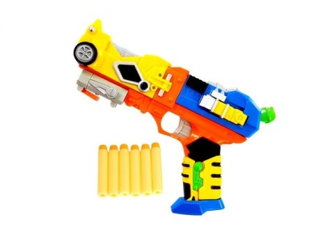 Pistolet na Strzałki Piankowe Robot 2w1 + Maska Pistolet na Strzałki Piankowe Robot 2w1 + Maska