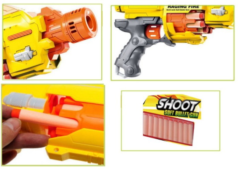 Pistolet na piankowe Strzałki Pociski Karabin Pistolet na piankowe Strzałki Pociski Karabin