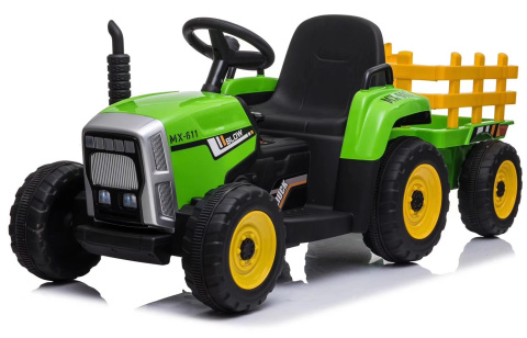 TRAKTOR NA AKUMULATOR DLA DZIECI + PRZYCZEPA