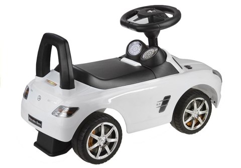 Jeździk Mercedes-Benz z Kierownicą Biały Jeździk Mercedes-Benz z Kierownicą Biały