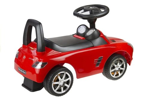Jeździk Mercedes-Benz z Kierownicą Czerwony Jeździk Mercedes-Benz z Kierownicą Czerwony