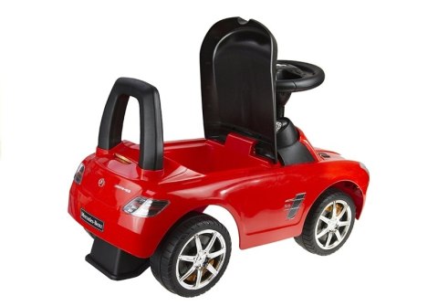 Jeździk Mercedes-Benz z Kierownicą Czerwony Jeździk Mercedes-Benz z Kierownicą Czerwony