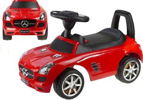 Jeździk Mercedes-Benz z Kierownicą Czerwony Jeździk Mercedes-Benz z Kierownicą Czerwony
