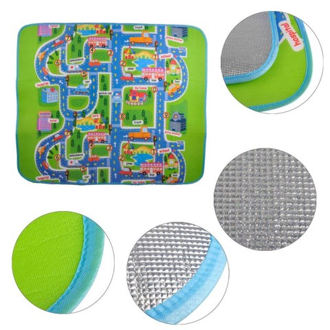 Mata Edukacyjna piankowa dla dzieci ulica 160x200cm Mata Edukacyjna piankowa dla dzieci ulica 160x200cm