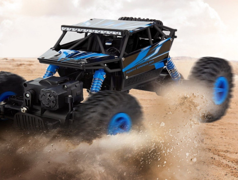 Samochód RC Rock Crawler 1:18 4WD 2,4GHz niebieski Samochód RC Rock Crawler 1:18 4WD 2,4GHz niebieski