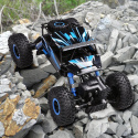 Samochód RC Rock Crawler 1:18 4WD 2,4GHz niebieski Samochód RC Rock Crawler 1:18 4WD 2,4GHz niebieski