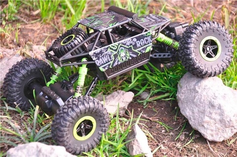 Samochód RC Rock Crawler 1:18 4WD 2,4GHz zielony