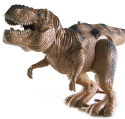 MEGA DINOZAUR T-REX TYRANOZAUR CHODZI RYCZY - BRĄZOWY
