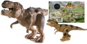 MEGA DINOZAUR T-REX TYRANOZAUR CHODZI RYCZY - BRĄZOWY