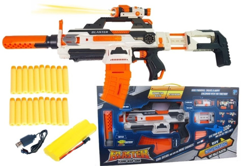 KARABIN AUTOMAT NA STRZAŁKI DO NERF +Akumulatorek KARABIN AUTOMAT NA STRZAŁKI DO NERF +Akumulatorek
