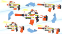 KARABIN AUTOMAT NA STRZAŁKI DO NERF +Akumulatorek KARABIN AUTOMAT NA STRZAŁKI DO NERF +Akumulatorek