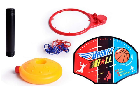 Duży ZESTAW do KOSZYKÓWKI Kosz Piłka Pompka