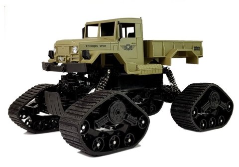 Auto Pickup Terenowe 1:12 Zdalnie Sterowany R/C Gąsienice Żółte Auto Pickup Terenowe 1:12 Zdalnie Sterowany R/C Gąsienice Żółte