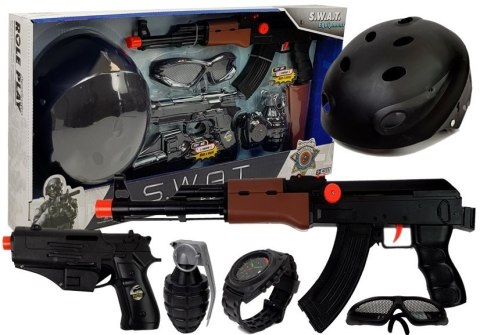 Zestaw Policjanta S.W.A.T Pistolety Kask Zestaw Policjanta S.W.A.T Pistolety Kask