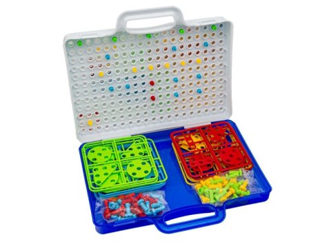 Edukacyjna Układanka,Puzzle,Klocki Kreatywna Mozaika, Wkrętarka 151 El Zestaw Konstrukcyjny Edukacyjna Układanka,Puzzle,Klocki Kreatywna Mozaika, Wkrętarka 151 El Zestaw Konstrukcyjny