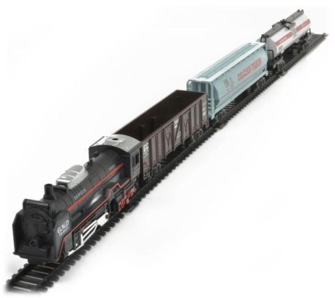 Elektryczna Kolejka Rail King, Parowóz + 3 Wagony Elektryczna Kolejka Rail King, Parowóz + 3 Wagony