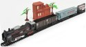 Elektryczna Kolejka Rail King, Parowóz + 3 Wagony Elektryczna Kolejka Rail King, Parowóz + 3 Wagony