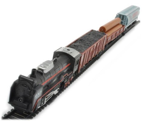 Kolejka rail king Parowóz + 3 Wagony Kolejka rail king Parowóz + 3 Wagony