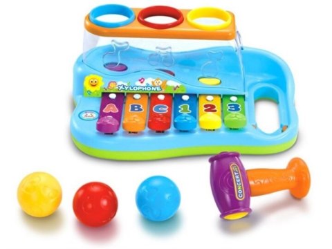 Organki, Cymbałki, Pianinko, Zabawka Edukacyjna + Piłeczki Organki, Cymbałki, Pianinko, Zabawka Edukacyjna + Piłeczki
