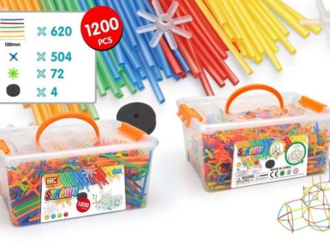 Słomki Konstrukcyjne, Klocki 1200 Słomki Konstrukcyjne, Klocki 1200