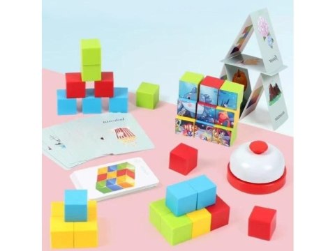 Gra Zręcznościowa Klocki Konstrukcyjne, Karty, Puzzle Gra Zręcznościowa Klocki Konstrukcyjne, Karty, Puzzle