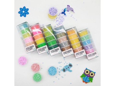 Koraliki Do Prasowania 3000szt, Prasowanki, Do Prasowanek, 6 Kolorów, Zapas - FLUORESCENCYJNE MIX Kolorów Koraliki Do Prasowania 3000szt, Prasowanki, Do Prasowanek, 6 Kolorów, Zapas - FLUORESCENCYJNE MIX Kolorów