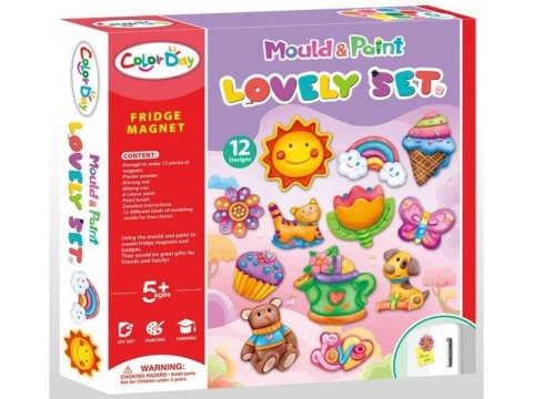 Kreatywny Zestaw Stwórz Magnes, Odlew DIY SŁODKI ZESTAW 12 Elementów Zrób To Sam Kreatywny Zestaw Stwórz Magnes, Odlew DIY SŁODKI ZESTAW 12 Elementów Zrób To Sam