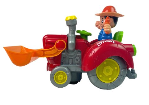 Interaktywny Traktor Koparka Na Baterie Muzyka Światła Interaktywny Traktor Koparka Na Baterie Muzyka Światła