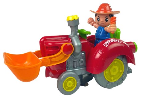 Interaktywny Traktor Koparka Na Baterie Muzyka Światła Interaktywny Traktor Koparka Na Baterie Muzyka Światła