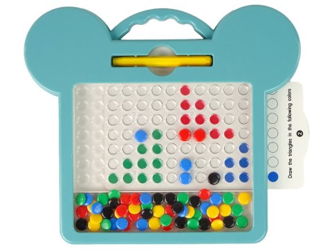 Tablica Magnetyczna Kształty Obrazki Koraliki Rysik Karty Tablica Magnetyczna Kształty Obrazki Koraliki Rysik Karty