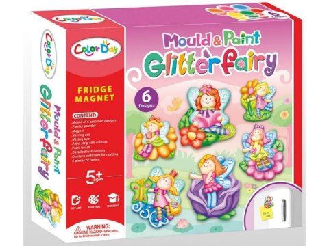 Kreatywny Zestaw Stwórz Magnes, Odlew DIY WRÓŻKI, GLITTER FAIRY Zrób To Sam Kreatywny Zestaw Stwórz Magnes, Odlew DIY WRÓŻKI, GLITTER FAIRY Zrób To Sam