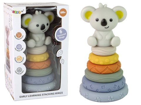 Piramida Koala dla Niemowląt Gumowa Piramida Koala dla Niemowląt Gumowa
