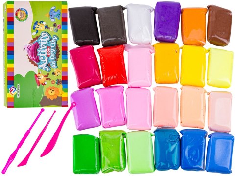Masa Plastyczna, Ciastolina, 24 Kolory, Uzupełniacz, Zapas Masa Plastyczna, Ciastolina, 24 Kolory, Uzupełniacz, Zapas