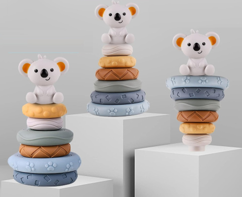 Piramida Koala dla Niemowląt Gumowa Piramida Koala dla Niemowląt Gumowa