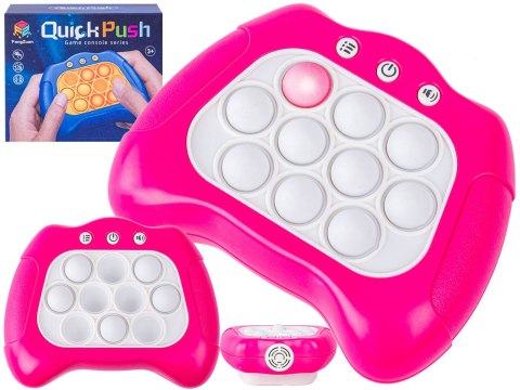 Zabawka Gra Elektroniczna Antystresowa Pop IT Sensoryczna, Wypychanka, Pad, Kontroler RÓŻOWY Zabawka Gra Elektroniczna Antystresowa Pop IT Sensoryczna, Wypychanka, Pad, Kontroler RÓŻOWY
