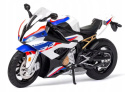 Motocykl Model BMW S1000RR Biały Dźwięki Światła