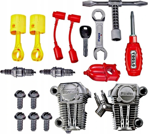 ZESTAW MAŁEGO MECHANIKA SILNIK DO ROZKRĘCANIA ZESTAW MAŁEGO MECHANIKA SILNIK DO ROZKRĘCANIA