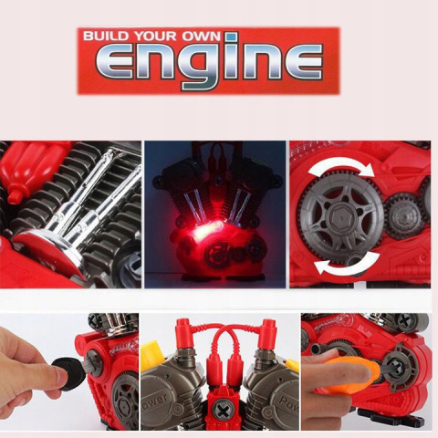 ZESTAW MAŁEGO MECHANIKA SILNIK DO ROZKRĘCANIA ZESTAW MAŁEGO MECHANIKA SILNIK DO ROZKRĘCANIA