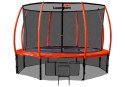 Wytrzymała TRAMPOLINA OGRODOWA drabinka 14ft 427cm