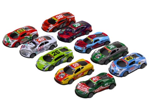 Zestaw Samochodzików Resoraki Autka Sportowe Wyścigowe 1:64 10 szt. Zestaw Samochodzików Resoraki Autka Sportowe Wyścigowe 1:64 10 szt.