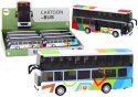 Autobus Dwupiętrowy Z Napędem Metalowy Kolorowy Światła Dźwięki Autobus Dwupiętrowy Z Napędem Metalowy Kolorowy Światła Dźwięki